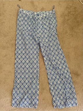 Zara Blue and White Geometric Matching Set